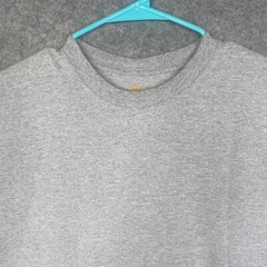 Carhartt K231 Original Fit T-Shirt Men’s Medium Long Sleeve Gray Spellout Work