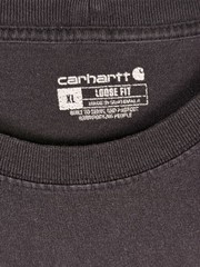 Carhartt K87 Loose Fit Heavyweight Pocket T-Shirt Mens XL Black Faded Cotton 189