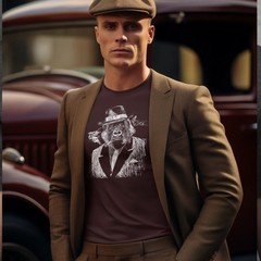 Gorilla Gangster Unisex t-shirt – 20’s Mob Boss Ape