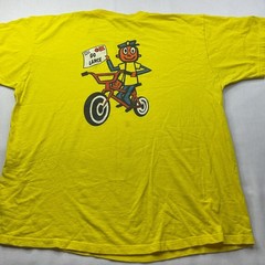 Vintage USPS Cartoon Mailman T-Shirt Men Sz XL Go Lance Mail Graphic Tee 90s