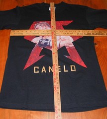 CANELO sz Medium PRO Athletic T Shirt Alvarez Boxing Graphic Gold “CANELO”