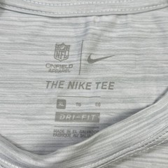 Nike Pittsburgh Steelers T-Shirt Mens XL Gray NFL Football Dri-FIT Team Apparel