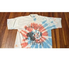 Beach Boys 1997 4th Of July Rock Delaware Tie Dye Shirt All Sport Maxi-Weight