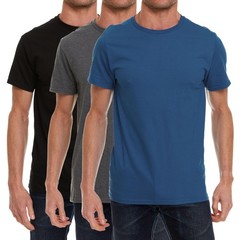 BILLIONHATS 12 Pack Plus Size Men Cotton T-Shirt Bulk Big Tall Short Sleeve