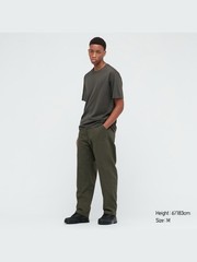 Uniqlo x Jil Sander +J Supima® Cotton Relaxed Fit T-Shirt Olive Green Size Small