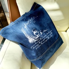 Denim Tote Bag, Denim Handbags for Women, Casual Hobo Tote Shoulder Bags, Ret…