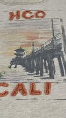 Hollister HCO Logo Short Sleeve T-Shirt Vintage Y2K Medium Preppy California