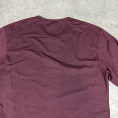 Bylt T Shirt Mens Large Burgandy Drop Cut Long Sleeve Stretch Preowned