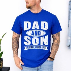 Dad and Son Best Friends for Life Matching Family Father Day T-Shirt