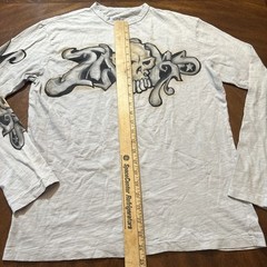 The Great China Wall Ink Men’s Longsleeve M Shirt Graffiti And Skulls