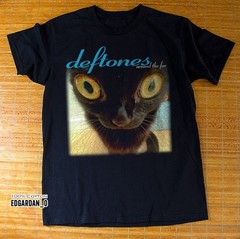 Deftones Around The Fur Funny Black Cat Unisex T-shirt S-5XL Free Shipping