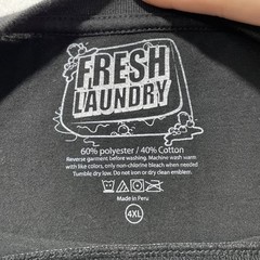 Fresh Laundry In Cash We Trust Shirt 4XL Black Red Colorblock Graphic Tee