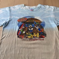 Vintage Disney Surf Shack Shirt Large Multicolor 90s Hang Loose Disneyland