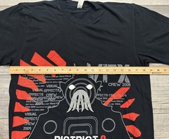 District 9 Movie Shirt Mens Medium Rare VFX Crew Tee 2009 Image Engine Y2K Black