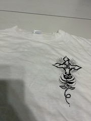 Jesus Crucifix Shirt XL White Religious Christian Streetwear SKater Grunge Y2K