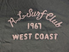 Polo Ralph Lauren Mint R.L. SURF CLUB 1967 WEST COAST Embroidered T Shirt L