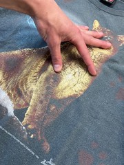Vintage 1992 3D Emblem Cougar Wildlife Graphic T Shirt XL Made USA Single Stitch