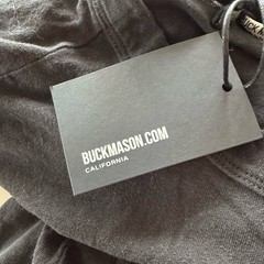 Buck Mason Costa 90s Boxy Tee T New Mens Small Black Cotton Short Sleeve USA