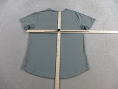 Cuts Clothing Shirt Men XL Gray Curve Hem Crewneck Casual Basic Plain Staple Tee