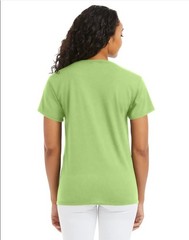 Hanes 5170 5XL EcoSmart Crewneck Short Sleeve Tee Pit to Pit 31″ Unisex Lime