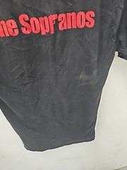 Vtg The Sopranos Men Black T Shirt TV Show Promo Tony T-Shirt Large
