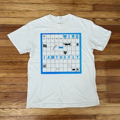 Rare Wire Band I Am The Fly Short Sleeve White All Size T-Shirt FF101