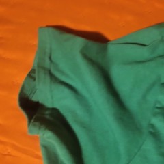 Holiday Time Green Cotton Crew Neck Short Sleeve Santa Claus Men’s T-Shirt 2XL