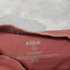 Kuhl Shirt Mens XL Red Pocket Tee Short Sleeve Outdoors Hiking Travel