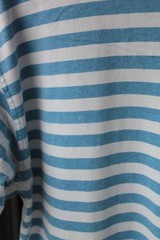 OG Vintage GAP Blue Striped Oversized Pocket T-Shirt Mens XS