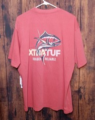 Xtratuf NWT Men’s Short Sleeve Crew Neck T-Shirt Size Large Salmon