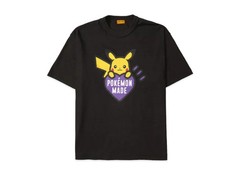 HUMAN MADE x Pokemon MADE GRAPHIC T-SHIRT Fukuoka Pikachu BK WH MADE IN JAPAN