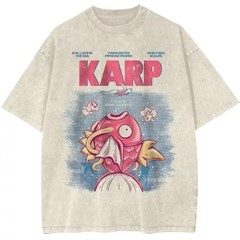 Jaws x Magikarp Shirt, Poke Shirt, Anime Shirt, Vintage Graphic Tee Unisex