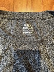 Blake Shelton x Lands’ End Mens Size XL Gray Crew Neck T Shirt Soft Feel