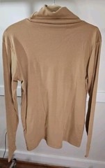 Casual Mens Slim Fit Basic Top Lightweight Knitted Turtleneck Pullover Shirt S