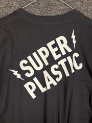 Super Plastic Mens T Shirt Size L Black Long Sleeve SuperPlastic Streetwear