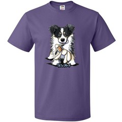 Inktastic Tri-Color Border Collie T-Shirt – KiniArt Tri Color Lamb Sheep Cartoon