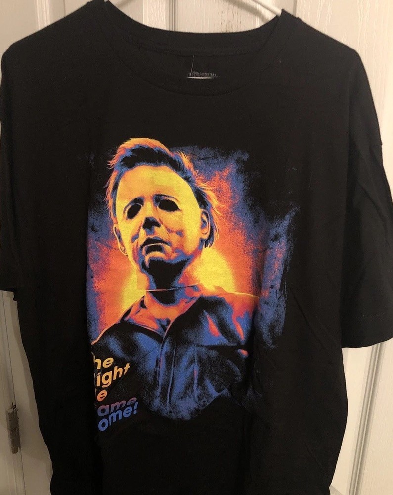 Michael Myers Halloween Franchise Graphic Tee “The Night….” Size Mens XL NWT