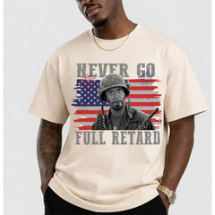 Comfort Colors Tropic Thunder Quote Shirt Vintage 4th of July Graphic Tee