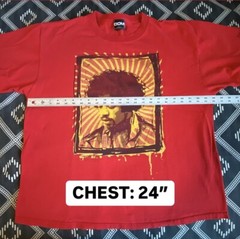 JIMI HENDRIX Licensed Rock T-Shirt 2004. XL (VTG) ODM Authentic Hendrix Preowned