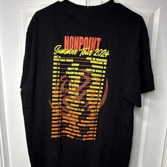 Nonpoint Summer Tour 2024 Double-Sided Black Graphic Tee Men’s 2XL Cotton