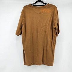 Duluth Trading Co Longtail T Relaxed Fit Brown Cotton Work T-Shirt Mens Large