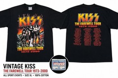 Vintage KISS The Farewell Tour T-shirt 1973-2000 Size XL band tee single stitch