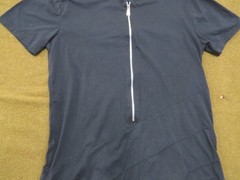 TRILLNATION Men’s Gray XL Zipper T-Shirt Asymmetrical Hem Stretch Cotton Blend