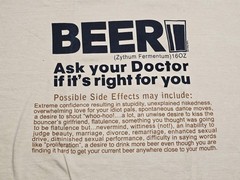 Crazy Shirts Hawaii Shirt Mens 2XL Beer RX Long Sleeve Tan Funny Beer Dyed