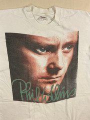 XL Phil Collins 1990 t-shirt Seriously, Live! tour May 31-Jun 24 2-sided USAmade