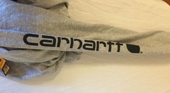 NWT Carhartt Tee T-Shirt Men M Long Sleeve Crewneck Gray K231 HGY L/S TK0231-M