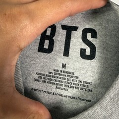 BTS Arirang Target Exclusive Long Sleeve Shirt Mens M Gray NEW