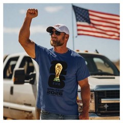 World Cup 2026 T-Shirt Football Soccer USA Worldcup Tee Logo Gildan Softstyle