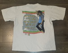 Vintage 90s Bob Marley All Sport XL Single Stitch Reggae Rasta USA Made T Shirt