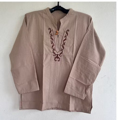 Thai Traditional Vintage Shirt Cotton Shirt